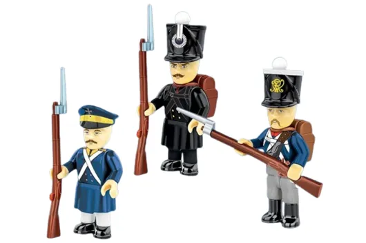 COBI Klemmbausteine Figuren Set Preußische Soldaten - 35 Teile