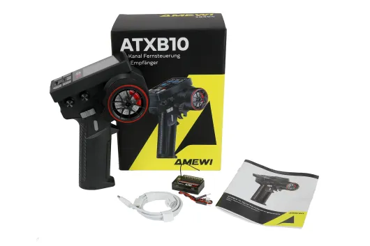 Amewi ATXB10 10-Kanal Fernsteuerung mit Empfänger ARXB10 10-Kanal