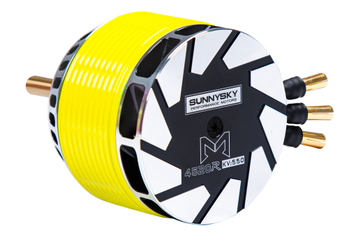 OMPHobby Ersatzteile SUNNYSKY Brushless Motor Racing 4520 - 550KV / 36mm Welle 12S für M6