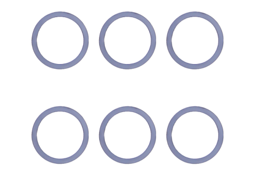 OMPHobby Ersatzteile Unterlegscheiben Ø12xØ14,9x0,5mm für M5 und M6