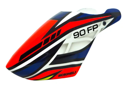 Microheli Airbrush Red Transformer Jaw Haube für Blade Revolution 90 FP