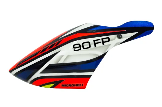 Microheli Airbrush Red Transformer Jaw Haube für Blade Revolution 90 FP