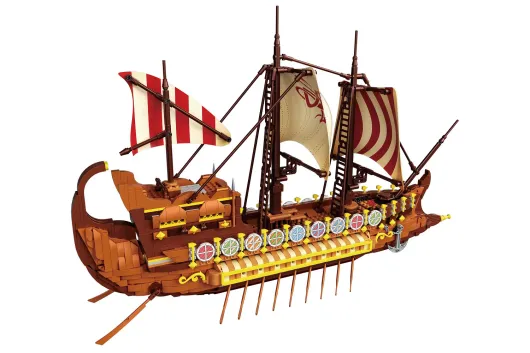 Baka Klemmbausteine Antikes Kriegsschiff - 2073 Teile