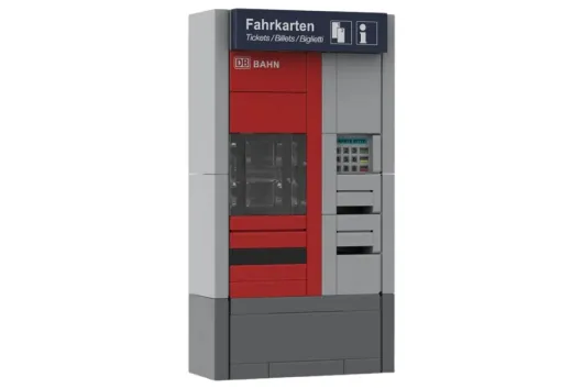 Stoneheap Klemmbausteine DB Fahrkartenautomat - 58 Teile