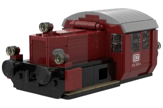 Stoneheap Klemmbausteine Lokomotive BR 323 Köf II - 406 Teile