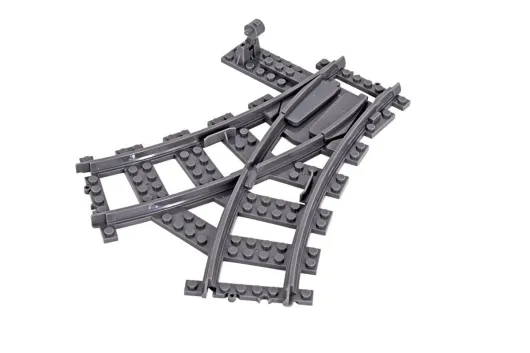 STS Klemmbausteine Eisenbahn Schiene Weiche R40