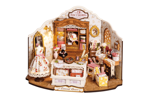 Lasercut Bausatz Elsas Schneiderei - 266 Teile