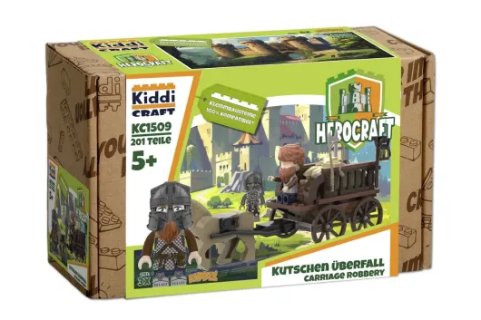 Kiddicraft Klemmbausteine Kutschen überfall - 208 Teile