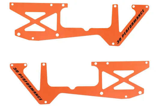 OMPHobby Ersatzteile Carbon Rahmenplatten Set in Cosmic Orange für M2V3 Pro