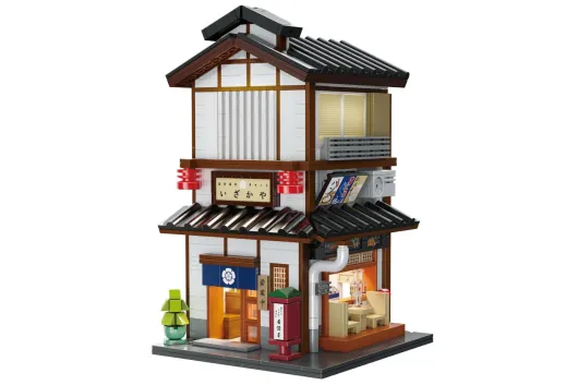CaDA Klemmbausteine Gebäude Japanisches Izakaya - 1195 Teile