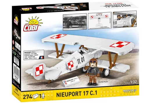 COBI Klemmbausteine Flugzeug Nieuport 17C.1 110PL - 274 Teile