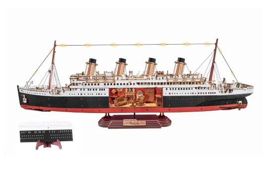 Lasercut Holzbausatz Standmodell Eternal Atlantic Voyager - 433 Teile