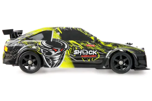 Amewi RC Auto Drift Sport Car S12 4WD in Gelb mit Raucheffekt 1:16 RTR