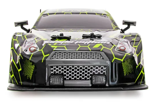 Amewi RC Auto Drift Sport Car GTR 4WD in Gelb mit Raucheffekt 1:16 RTR