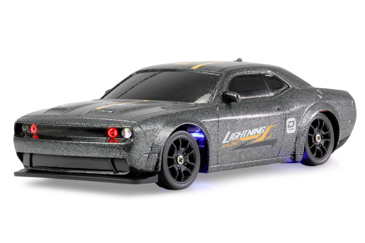 Amewi RC Auto Drift Sport Muscle Car mit Gyro 4WD in Grau 1:43 RTR
