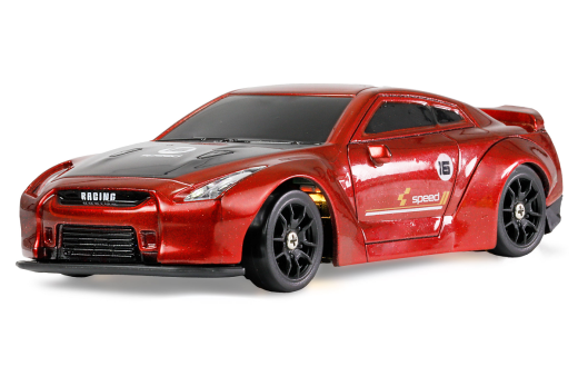 Amewi RC Auto Drift Sport GTR mit Gyro 4WD in Rot 1:43 RTR