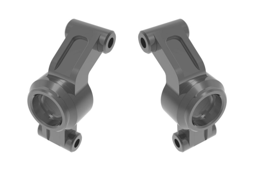 Traxxas Tuning Radträger aus Aluminium Hinten in Grau für Mini-Maxx 1/16