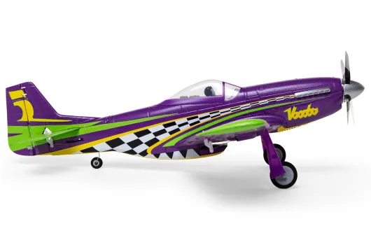 E-Flite Flugzeug UMX P-51D Voodoo BNF Basic mit AS3X und SAFE Select