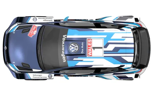 MJX Hyper Go RC-Car Volkswagen Polo R WRC 4WD 1/10 ARTR Set ohne Akku oder Lader