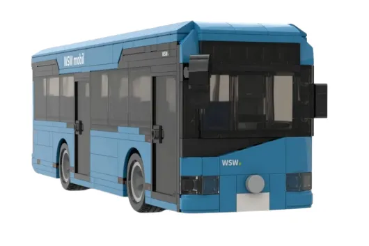 Stoneheap Klemmbausteine WSW Wasserstoffbus - 453 Teile