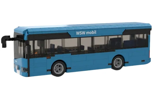 Stoneheap Klemmbausteine WSW Wasserstoffbus - 453 Teile