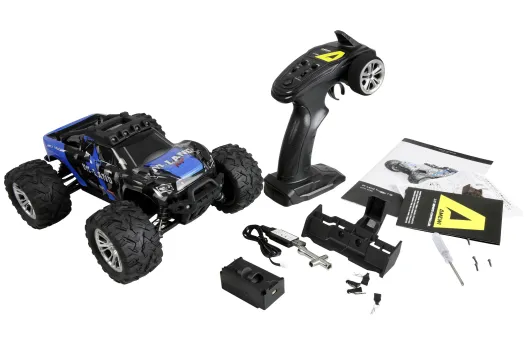 Amewi RC Auto M-Land Truggy 48km/h 4WD 1:16 RTR blau