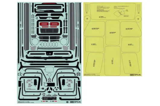 TAMIYA Aufkleber Mercedes Benz G-Klasse G500