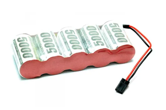 Team Champion 5000mAh NiMH SUB-C Empfängerakkupack mit Servostecker 6,0Volt