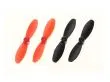 Revell Ersatzteil Propeller-Satz in rot für Revell Controll Proto Quad