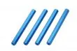 Abstandshalter M3 aus Aluminium in blau 4Stück 50mm