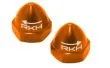 Rakonheli Hutmutter M5 aus Aluminium in orange je 1xCW und 1xCCW