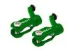 Rakonheli Hauptblatthalter Set CNC Aluminium in grün für Blade Nano CPX, Nano CPS, Nano S2 und Nano S3