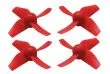 Rakonheli Propellerset in rot 4Stück für Blade Inductrix