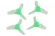 Rakonheli Propellerset 3Blatt in transparentem grün 4Stück für Blade Inductrix