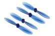 Rakonheli Propeller-Set 55mm für 1mm Welle in transpar. blau 2xcw und 2xccw