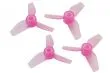 Rakonheli Propellerset 3Blatt in transparentem pink 4Stück für Brushless Whoop FPV