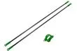Rakonheli Heckstreben aus Carbon Aluminium in grün für Blade 200S