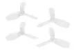 Rakonheli Propellerset 3Blatt 2222 in transparent 4Stück (2xCW und 2xCCW 1,5mm Welle) für Blade Torrent 110 FPV