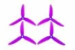 HQ Durable Prop Propeller New 5X4,8X3V1S aus Poly Carbonate in violet transparent je 2CW+2CCW