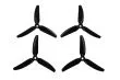 HQ Dreiblatt Propeller DP Durable Prop Poly Carbonat 5,1x5,1x3 in schwarz 2xCW und 2xCCW