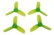 HQ Durable Prop Propeller T2X2,5X3 aus Poly Carbonate in grün transparent je 2CW+2CCW