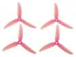 HQ Prop Propeller POPO Quick Swap 5,1X4,6X3V1S aus Poly Carbonate in pink transparent je 2CW+2CCW