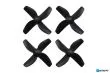 BetaFPV 4Blatt Propeller 31mm für 0,8mm Welle in schwarz