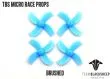 TBS X TinyWhoop Propeller Set 30mm 2xCW und 2xCCW in blau für 0,75mm Welle