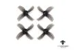 TBS Micro brushless 4Blatt Propeller Set in transparent schwarz 40mm 2xCW und 2xCCW für 1,5mm Welle
