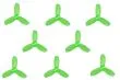 Gemfan Hulkie 3Blatt Propeller in grün transparent 1,9 Zoll 1940 / 1,9X4X3 für 1,5mm Welle je 4xCW und 4xCCW