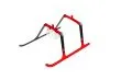 Rakonheli Landegestell Carbon in rot für Blade Nano CPX, Nano CPS, Nano S2 und Nano S3