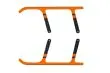 Rakonheli Landegestell Ersatzkufen aus Carbon in orange für Landegestell RKH01506 für Blade Nano CPX, Nano CPS, Nano S2 und Nano S3