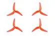 Azure SFP 3Blatt Prop 5148 5,1x4,8Zooll 2xcw + 2xccw 5mm Bohrung in orange