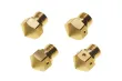 Premium Messing Nozzle MK10 / M7 im Set 4Stück, je 1x 0,2mm/0,4mm/0,6mm/0,8mm